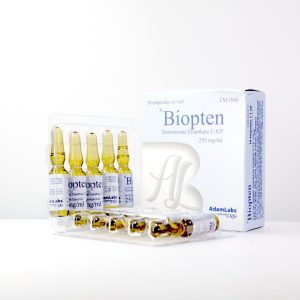 Verpackung Biopten (Testosterone Enantate U.S.P.) 250 mg AdamLabs