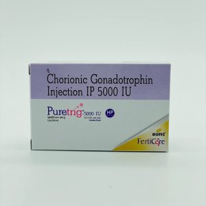 Verpackung Chorionic Gonadotrophin Injection IP 5000 IU Puretrig