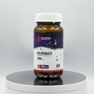 Verpackung Mildronate 250 mg Elbrus Pharmaceuticals