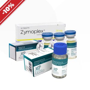 Verpackung Ein klassischer Kurs zur Kraftsteigerung. Testosteron + Winstrol