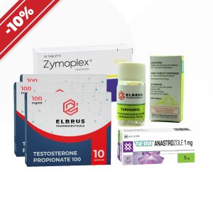 Verpackung Ein kurzer Kurs für den Aufbau schlanker Muskelmasse. Turinabol + Testosteron