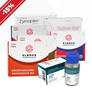 Verpackung Kurs für Masse: Erfahrene [III]. Testosteron enanthate, Trenbolon enanthate, Drostanolon und Testosteronpropionat