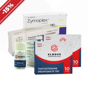 Verpackung Kraftkurs: Anfänger. Testosteron Propionat + Oxandrolon + Mesterolon