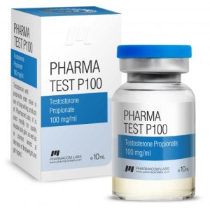Verpackung Pharma Test P 100 mg Pharmacom Labs
