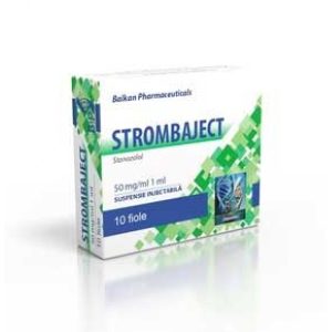 Verpackung Balkan Pharma Strombaject 50mg 10 Ampullen
