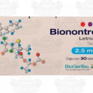 Verpackung Bionontrol Letrozol 30 Tabletten 2,5 mg Biogentec