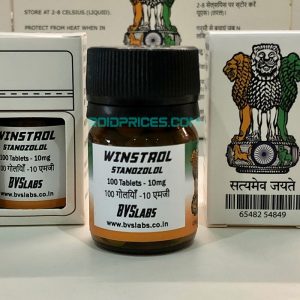 Verpackung Bvs Labs Winstrol 10mg 100 Tabletten