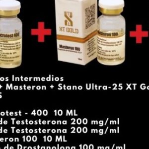 Verpackung Mittlere gemischte Zyklen Macrotest + Masteron + Stano Ultra- 25 XT Gold (kostenloser Versand)