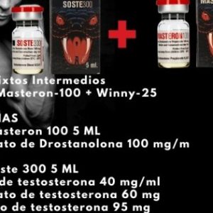 Verpackung Intermediate Mixed Cycles Soste + Masteron-100 + Winny-25 Cobra Labs (kostenloser Versand)