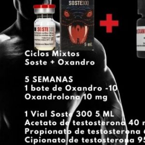 Verpackung Gemischte Zyklen Soste + Oxandro Cobra Labs (Kostenloser Versand)