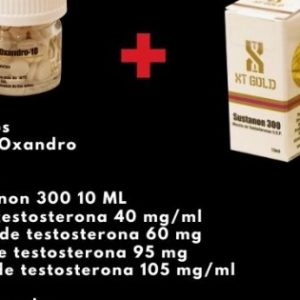 Verpackung Sustanon + Oxandro XT Gold Gemischte Zyklen (kostenloser Versand)