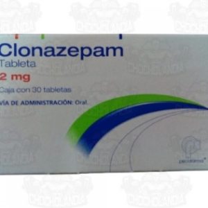 Verpackung Clonazepam 2 mg / 30 Tabletten Psicofarma