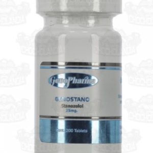 Verpackung Genostane – 25 (Stanozolol) 200 Tabletten/25 mg GenoPharma