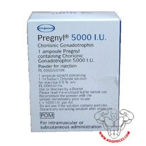 Verpackung Pregnyl 5000 IE 1 Ampulle