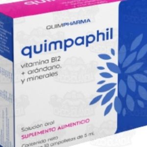 Verpackung Quimpaphil Vitamin B12 10 Fläschchen 5 ml Quimpharma