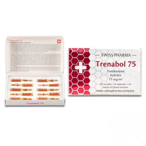 Verpackung Swiss Pharma Trenbolon A 100 mg 10 Ampere