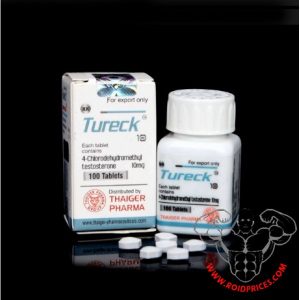 Verpackung Thaiger Pharma Tureck 10mg 100 Tabletten – Turinabol