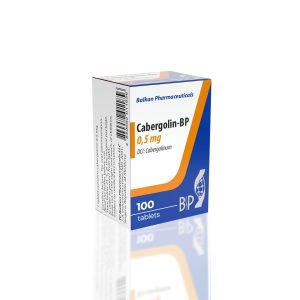 Verpackung Cabergolin 0,5 mg Balkan Pharmaceuticals
