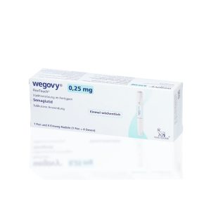 Verpackung Wegovy Novo Nordisk